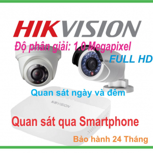 HỆ THỐNG  01 CAMERA HIKVISION