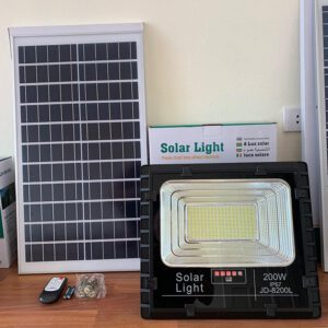 Đèn Pha Led Năng Lượng Mặt Trời 200W JD8200L Chính Hãng Jindian Cam Kết BH 3 Năm